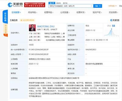 特斯拉合肥新公司正式成立，業務范圍涵蓋整車與二手日用百貨銷售
